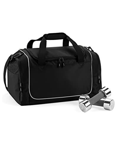 Image of Quadra Teamwear Locker Bag, Black/Silver