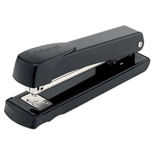 Image of Rexel Aquarius Full Strip Stapler, 25 Sheet Capacity, Uses 24/6/ and 26/6 Staples, Metal Body, Plastic Casing, Black, 2100016