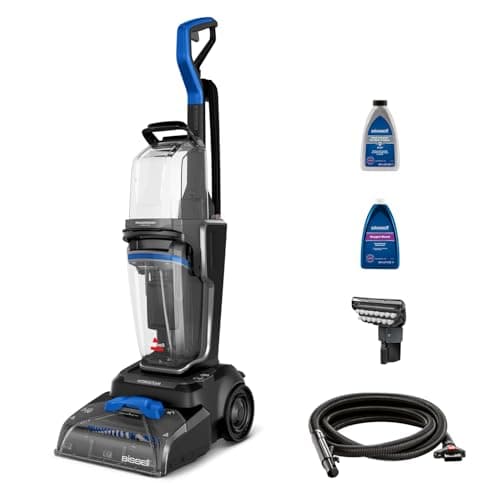 Image of BISSELL PowerWash HydroSteam, Upright Carpet Cleaner, Carpet Washer, Steam-Enhanced Carpet & Upholstery Cleaner, HydroSteam™ Technology, Corded, For carpet, stairs, upholstery, 4199E