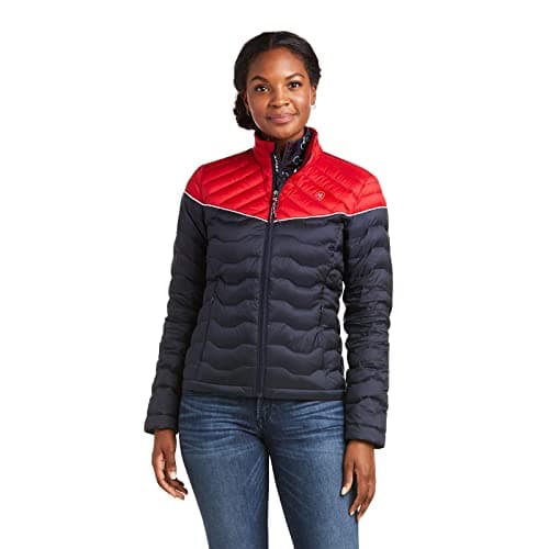 Image of ARIAT Women's Ideal 3.0 Down Jacket Coat, Team Colorblock, XL