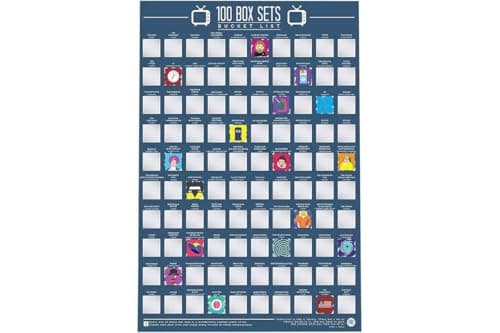 Image of 100 Box Sets Scratch Off Bucket List Poster Multi GR630008