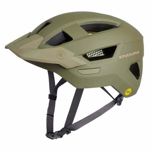 Image of Endura Men's Hummvee Mips® Helmet | Cycling Protection | Adjustable Fit Helmet, Green, L-XL