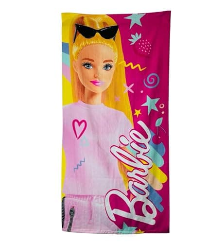 Image of TDL Barbie Microfibre Beach Towel