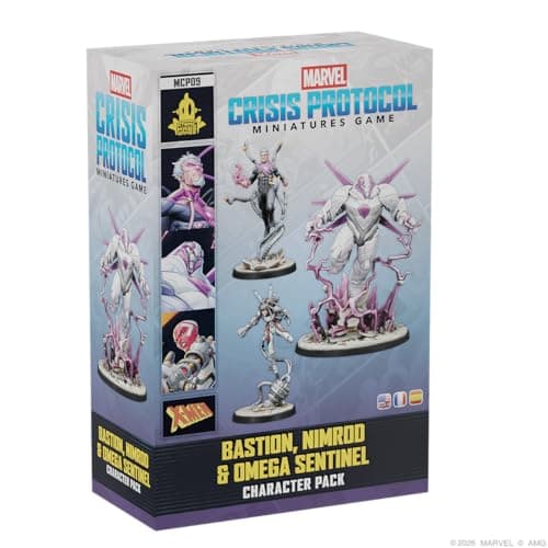 Image of Asmodee | Marvel: Crisis Protocol - Bastion, Nimrod & Omega Sentinel | Miniatures Game | Ages 14+ | 2 Players | 90 Minutes Playing Time