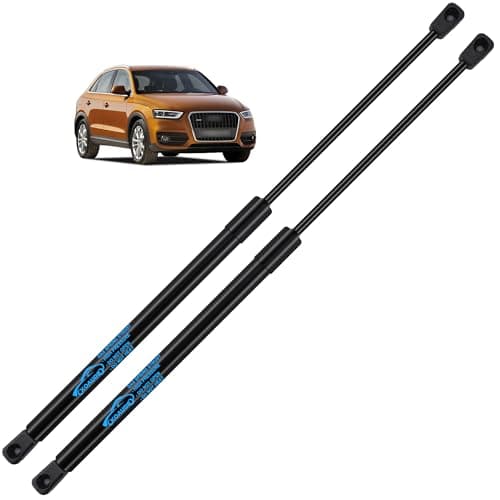 Image of Koaudb 2X Rear Tailgate Struts for Audi Q3 8UB 8UG 2011-2018 Car Boot Gas Struts Heavy Duty Lift Support System Replace #8U0827552, 8U0827552A