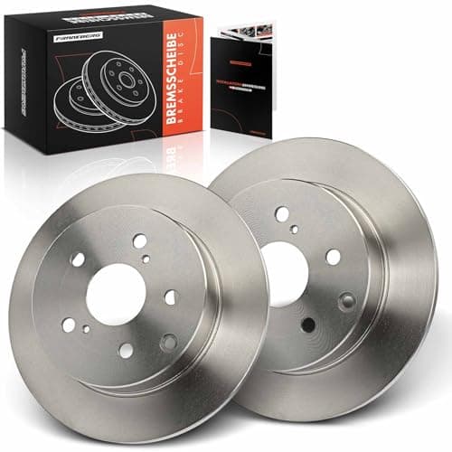 Image of Frankberg Brake Disc Set incl. 2x Discs Rear Solid Ø281mm Compatible with R.A.V 4 IV A4 R.A.V 4 III A3 R.A.V 4 IV Van A4 Replace# 4243142060, 424310R010