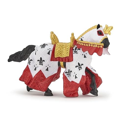 Image of Papo - Realistic Horse Of Red King Arthur Figure - Ages 3+ - Fantasy & Medieval Collection - Creative Play Arthurian Legends - Gift Idea Toy for Girls and Boys