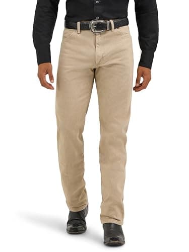Image of Wrangler Herren Jeans 13MWZ, Original Regular Bootcut Fit, Straight Leg, PREWASHED TAN, 38W / 32L