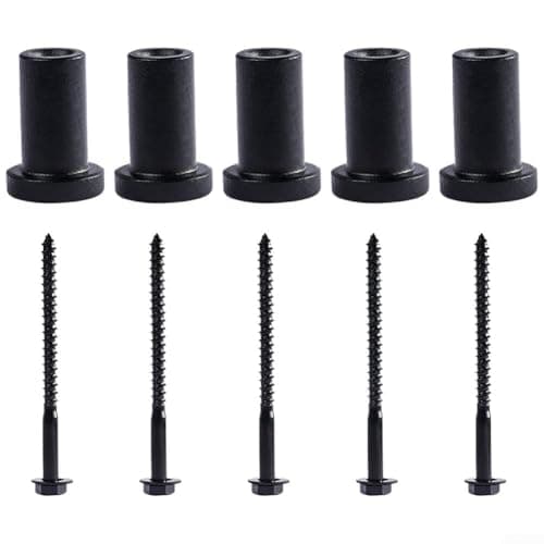 Image of 5 Barn Door Spacers with Screws for Connecting For Flat Rails and Sliding Doors to Walls