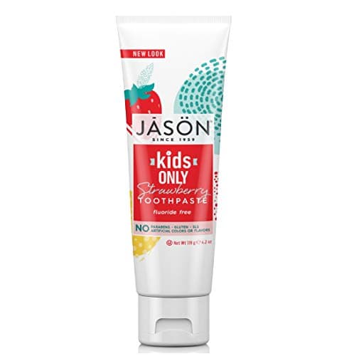 Image of Kids Only! Natural Toothpaste, Strawberry, 4.2 oz (119 g) - Jason Natural