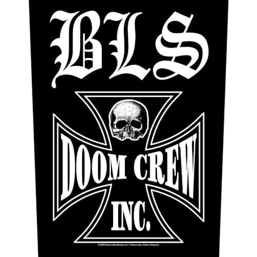 Image of Black Label Society Black Label SOCIETY DOOM CREW Official Backpatch
