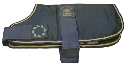 Image of Outhwaite Padded Dog Coat, 18-inch, Navy Blue