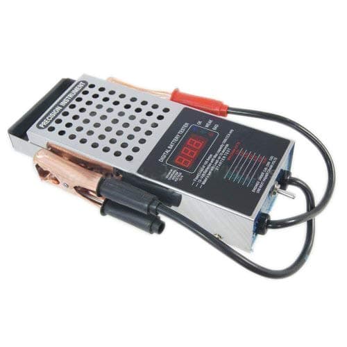 Image of KATSU Battery Tester, 12V 100Amp Portable Car Van Auto Battery Load Drop and Charging System Tester Analyzer Checker Tool, Stainless Steel 452110
