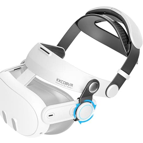 Image of KKCOBVR Q3 Halo Strap Compatible with Meta Quest 3/Quest 3S Enhanced Comfort, Replacement Elite Head Strap Compatible with Meta3/3s by Adjusting The Side Knobs