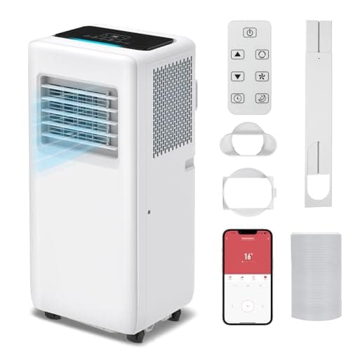 Image of ARTETHYS Air Conditioning Unit, 9000BTU Portable Air Conditioner Cooler with Smart APP, 4-in-1 AC Unit with Remote Control, 24H Timer, Cooling Dehumidifier & Fan Modes, Home Office