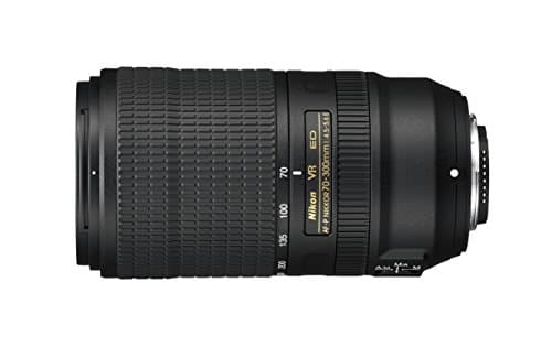 Image of Nikon AF-P 70-300mm f/4.5-5.6E and VR Telephoto Lens for DSLR, Black [Nital Card: -