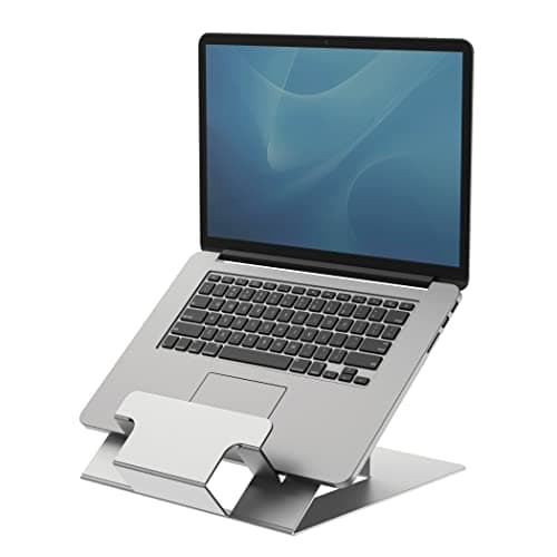 Image of Fellowes Hylyft Laptop Stand - Portable Height Adjustable Laptop Riser with Carry Pouch