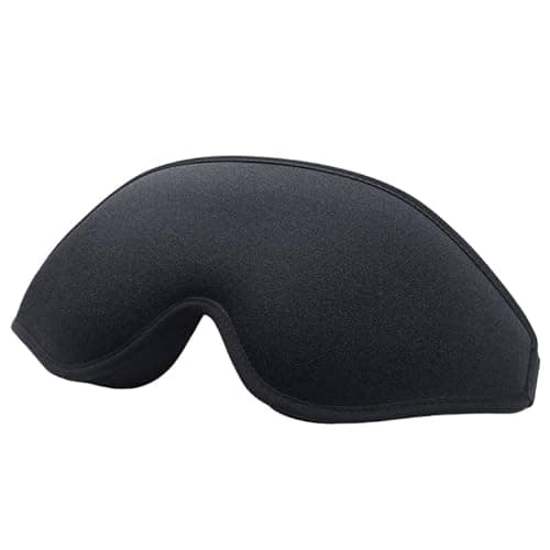 Image of Snooze Therapy 3D Weighted Eye Mask-100% Blackout Comfort for Deeper, Uninterrupted Sleep Anywhere(Black)