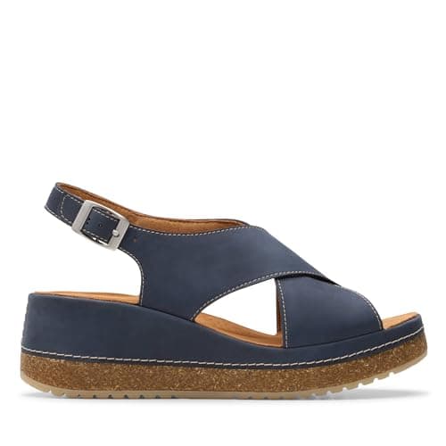 Image of Clarks Kassanda Step Womens Navy Nubuck, 6