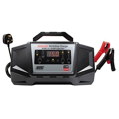 Image of Maypole 12/24V 20A Heavy Duty Automatic Car Battery Charger Start Assist Fully Automatic Smart Charging