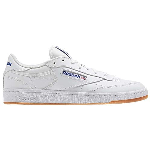 Image of Reebok Male Adult Club C 85 White/Sport Green/Blue Slate 6.5