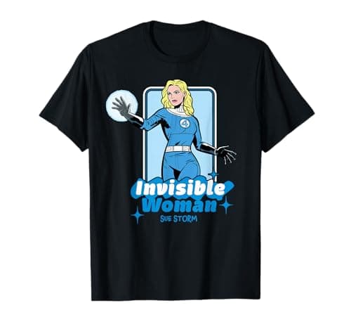 Image of Marvel Fantastic Four: First Steps Team Invisible Woman T-Shirt