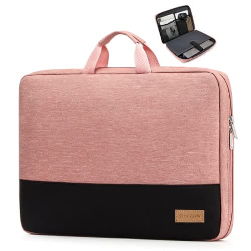 Image of Bagasin Laptop Sleeve Case, 15 15.6 16 inch TSA Laptop Sleeve Water Resistant with 4-layer Protection, Computer Carrying Bag Compatible with MacBook, HP, Dell, Lenovo, Asus Notebook