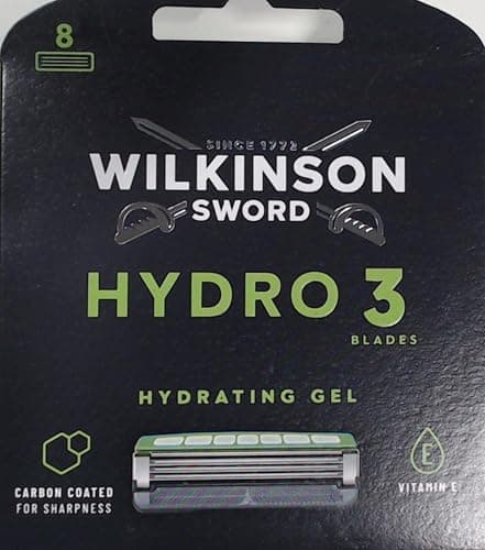 Image of Wilkinson Sword Hydro 3 Men's Razor Blades x8