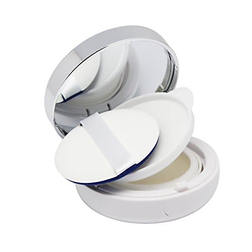 Image of SelfTek Empty Foundation Puff Box Air Cushion Container for DIY BB/CC Cream Liquid Foundation with Mirror and Sponge Puff