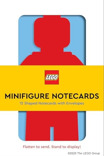 Image of Chronicle Books LEGO Minifigure Notecards: 12 Shaped Notecards with Envelopes