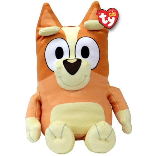 Image of TY Bluey Bingo Beanie Medium 30cm – Soft Plush Toy for Kids Collectible Stuffed Teddy Cuddly Plush Toy for Play and Display
