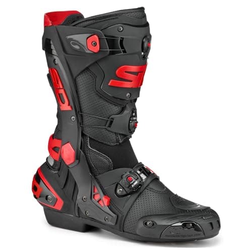 Image of SIDI Men Rexair Boots, Black Red, 47 EU