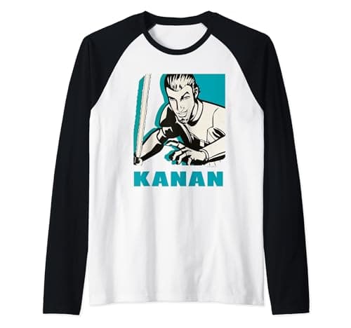 Image of Star Wars Rebels Kanan Raglan Baseball Tee