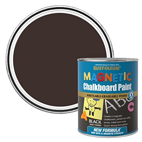 Image of Rust-Oleum 750ml Water-Based Magnetic Chalkboard Paint - Black