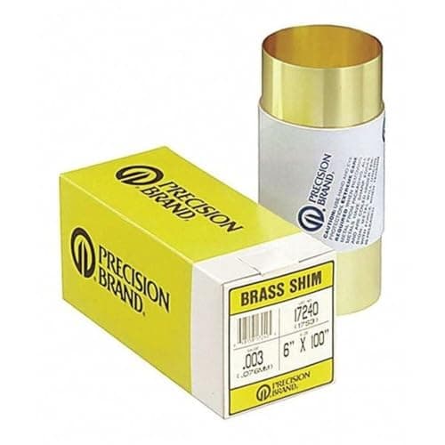 Image of 0.0020"x6"x100" Brass Shim