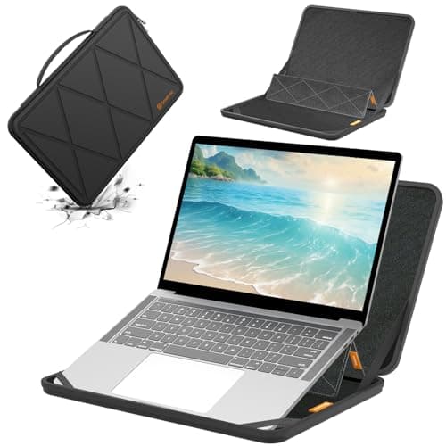 Image of Smatree MS78T Hard EVA Protective Sleeve Case with Stand Compatible for 15.6 inch Samsung Galaxy Book 5/4/3 360, for 15.6 inch Samsung Galaxy Book 2 Pro 360 Laptop, Anti-Shock Hard Sleeve