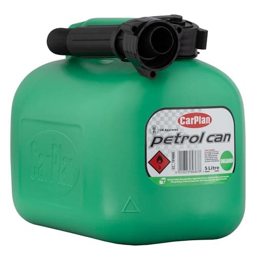 Image of CarPlan TPH005 5L Fuel Can, Unleaded Petrol (Green)