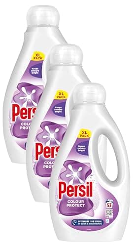 Image of Persil Colour Laundry Washing Liquid Detergent keeps colours bright outstanding stain removal in quick & cold washes 1.431 L (53 washes) (Pack of 3)