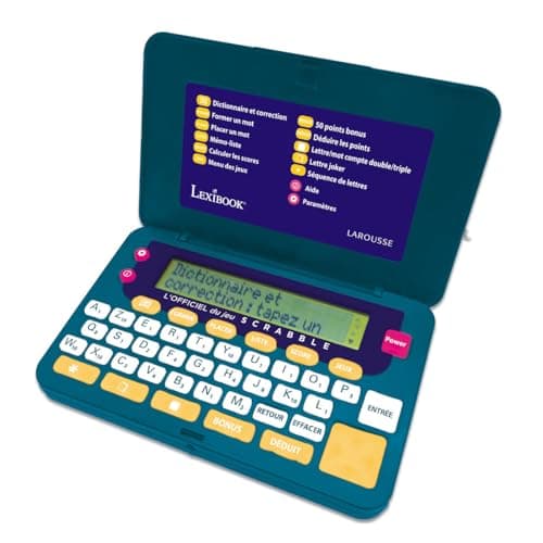 Image of Lexibook Official ODS9 Scarab Electronic Dictionary, Larousse FISF, Green/Blue, SCR9FRLXB