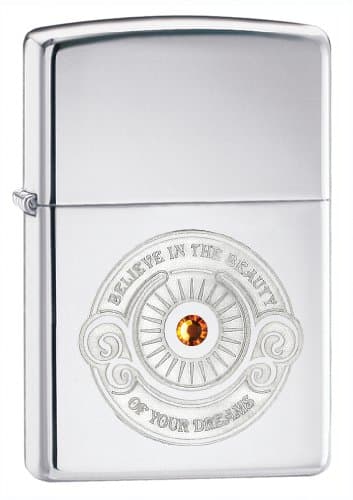 Image of Zippo 28183 Windproof Lighter - High Polish Chrome, 6x4cm
