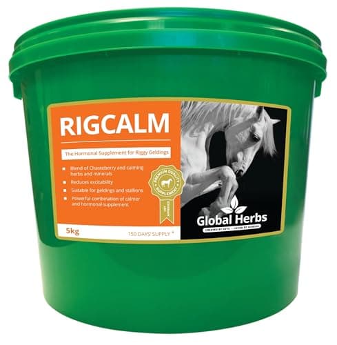 Image of Global Herbs Rigcalm Equine Stallion-Type Behaviour & Hormonal Support Powder 5kg