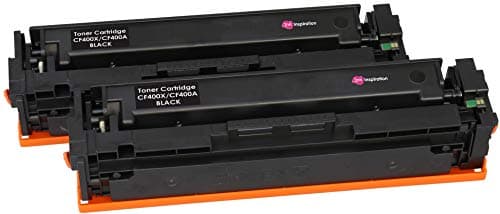 Image of Ink Inspiration 2 Black Compatible Laser Toner Cartridges for HP Color LaserJet Pro MFP M277dw M277n M274n M252dw M252n | Replacement for HP 201X CF400X 201A CF400A 2,800 Pages