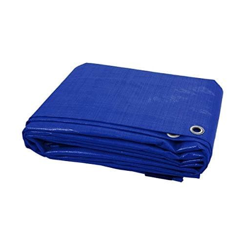 Image of 10 x 12 m Blue Heavy Duty Tarpaulin Waterproof Cover Tarp Ground Camping Sheet Tent