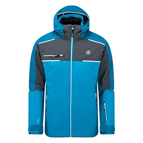 Image of Dare 2b Intermit II Waterproof Breathable Taped Seams Underarm Vents Chest Pocket Jacket Jackets - Methylblue/Petrol Blue, XX-Large