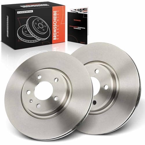 Image of Frankberg Brake Disc Set incl. 2x Discs Front Vented Ø320mm Compatible with A6 Avant 4G5 4GD A4 Avant 8K5 Q5 8RB A4 Allroad 8KH Replace# 8R0615301