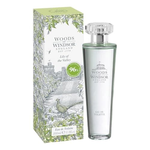 Image of Woods of Windsor Lilly of the Valley Eau De Toilette, Floral Womens Perfume with Notes of Dewy Green Leaves, Geranium Oil and Citrus, Lily of the Valley Scent 100ml