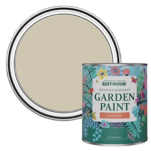 Image of Rust-Oleum Green Mould-Resistant Garden Paint In Satin Finish - Silver Sage 750ml