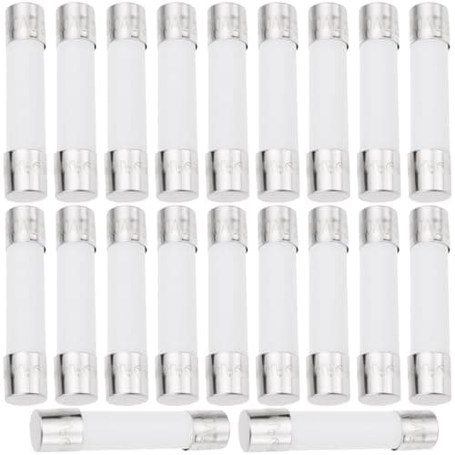 Image of YINETTECH 20pcs 30A E-Bike Battery Fuses 6x30mm Ceramic Body Compatible with Silverfish Battery Packs