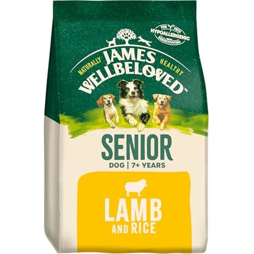 Image of James Wellbeloved Senior Lamb & Rice 15 kg Bag, Hypoallergenic Dry Dog Food