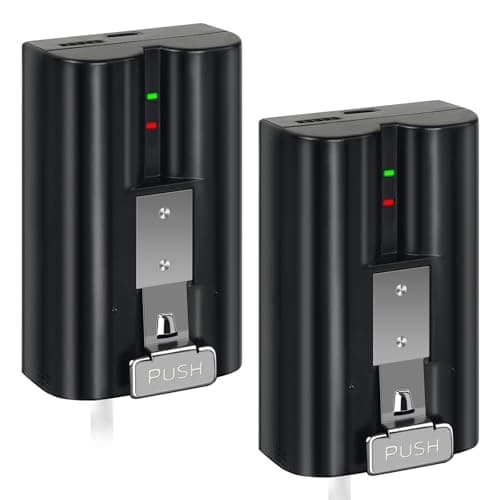 Image of Bisoff 2Pack Rechargeable Battery for Ring Video Doorbell 2/3/3Plus/4,Compatible with Stick Up Cam Battery(2nd & 3rd Gen),Spotlight Cam and Peephole Cam（3.65V 6040mAh）